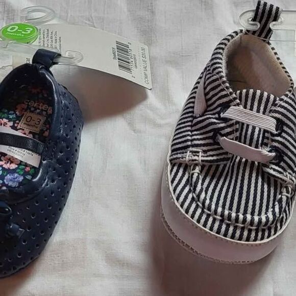 Baby bundle some new shoes towels sleep gowns bodysuit 0-12 months - Picture 4 of 6